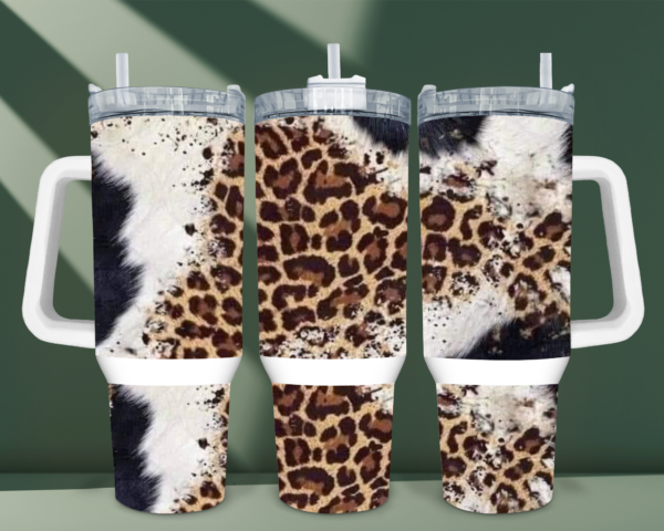 Leopard/ Cow Tumbler