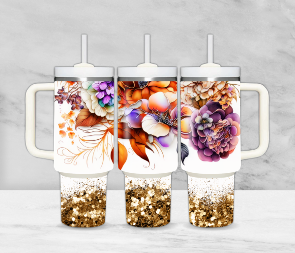 Fall Watercolor Tumbler