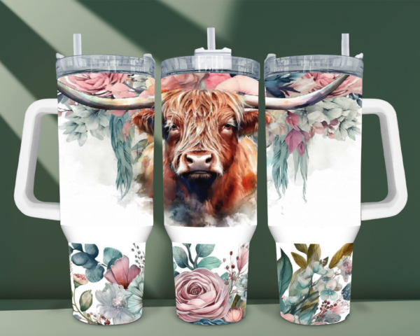 Highland Cow Tumbler