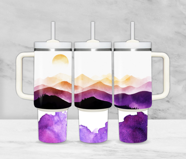 Purple Mountain Tumbler