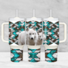 White Dog Tumbler